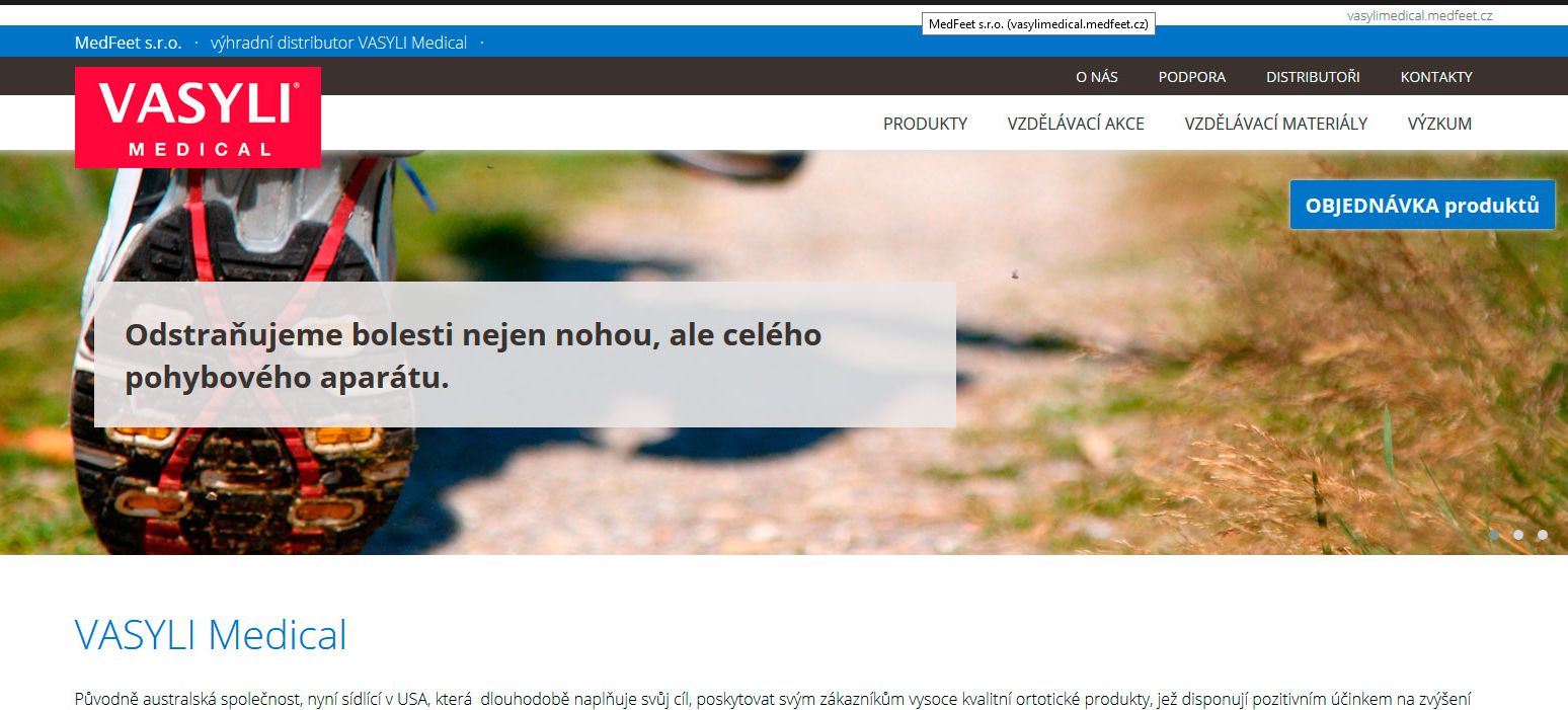 MedFeet s.r.o. ....... reference KAO.cz