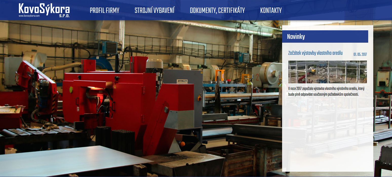 KOVOSÝKORA.com ....... reference KAO.cz (kao.cz)