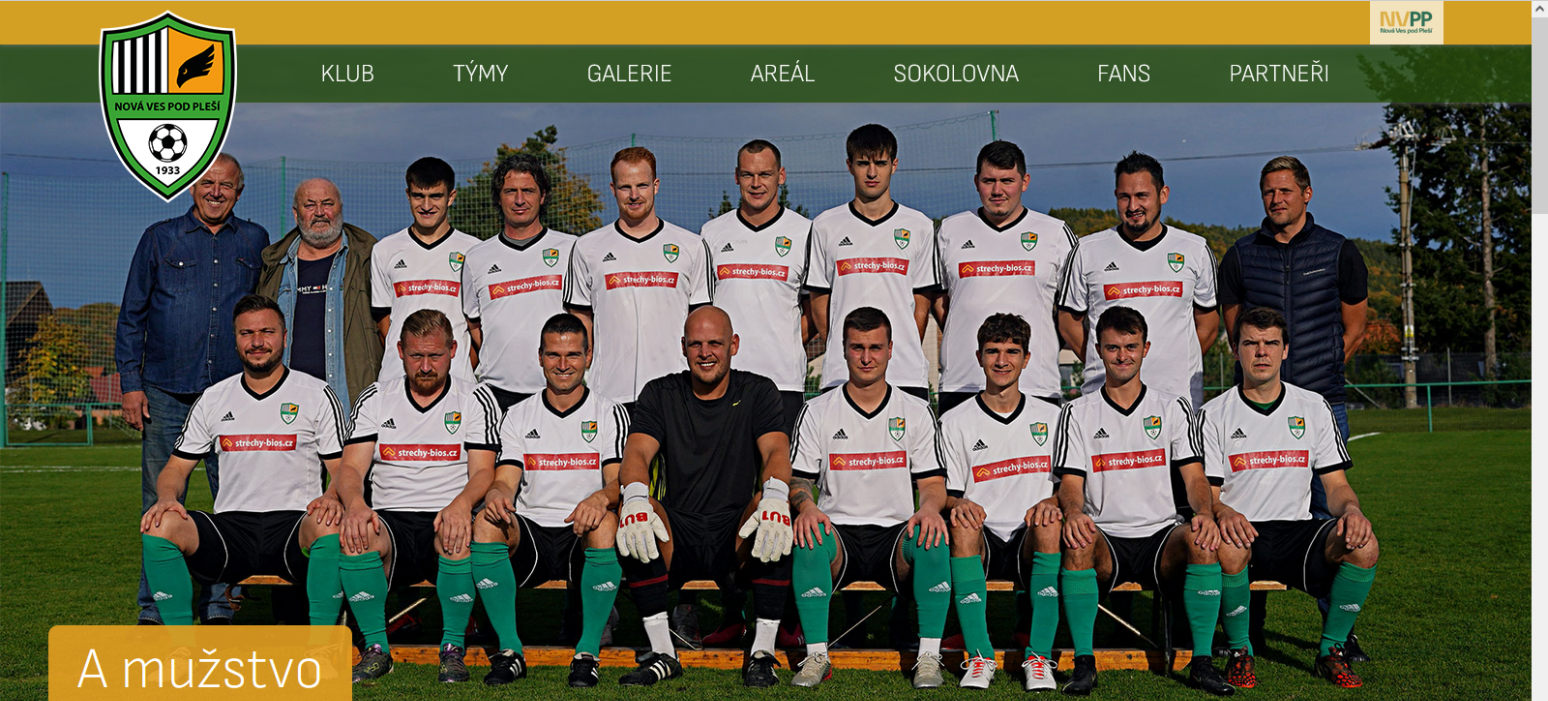 Tělocvičná jednota Sokol Nová Ves pod Pleší - fotbalový klub ....... reference KAO.cz
