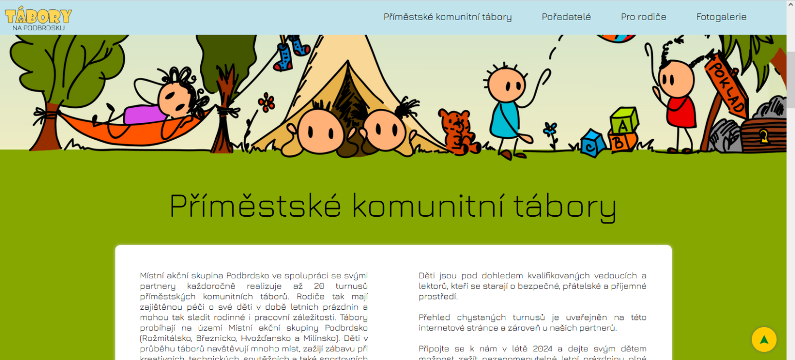 TÁBORY NA PODBRDSKU ....... reference KAO.cz (kao.cz)