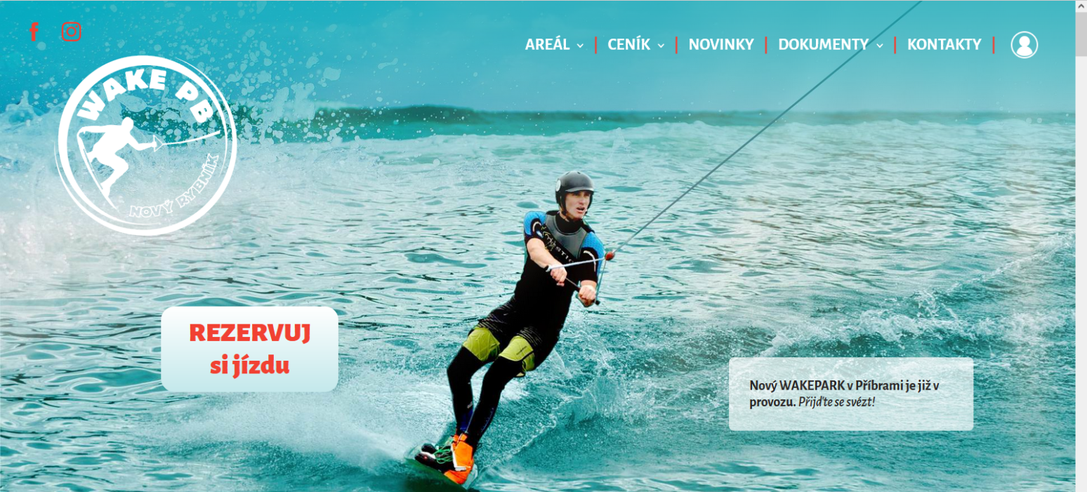 WakePb (wakepark v Příbrami) ....... reference KAO.cz