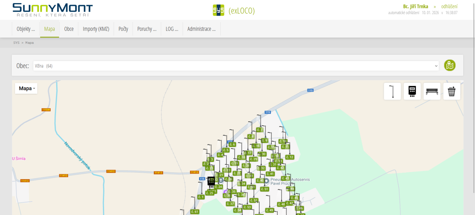 Pasport systém SUNNYMONT ....... reference KAO.cz